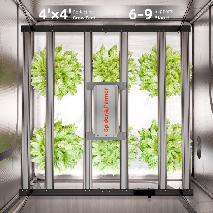 2025 Spider Farmer® G5000 480W WiFi & Bluetooth App-Controlled LED Grow Light Full Spectrum