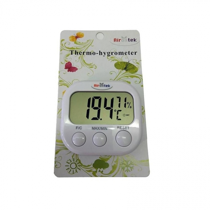 Airontek - Digital Thermo Hygrometer With Large Display