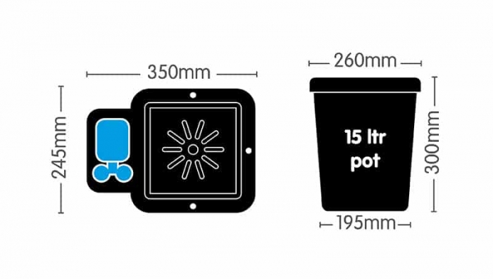 Autopot - 1 Pot System - 4 Pots Kit