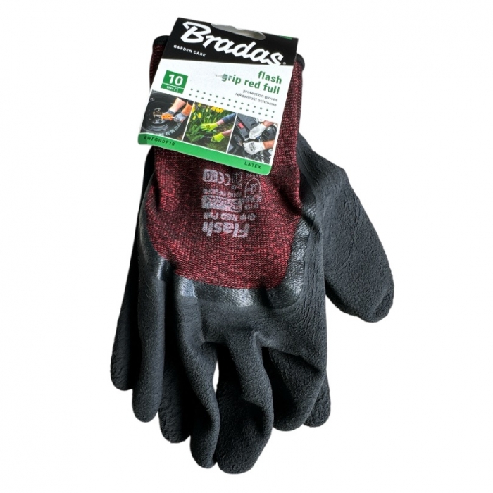 ΓΑΝΤΙΑ LATEX FLASH GRIP RED FULL No.10