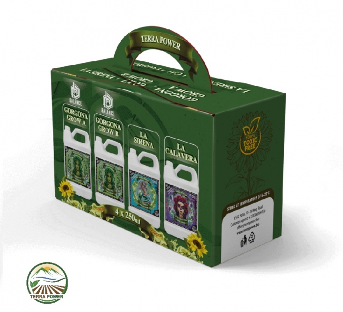 GROW BUNDLE (GREEN BOX 4 Pcs) 250 ml