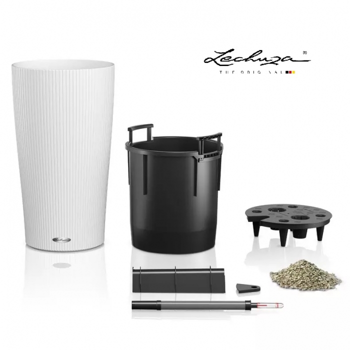 LECHUZA-CILINDRO Color 32 white