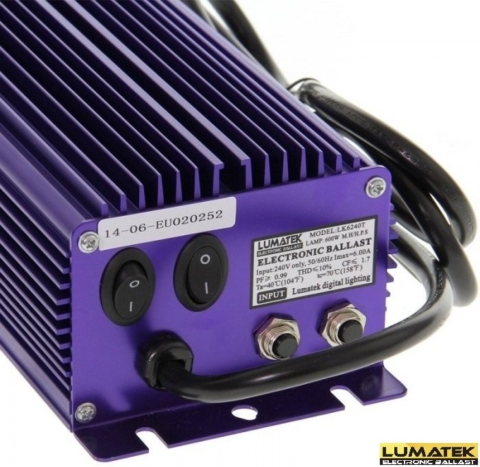 Lumatek Electronic Ballast Twin 600w
