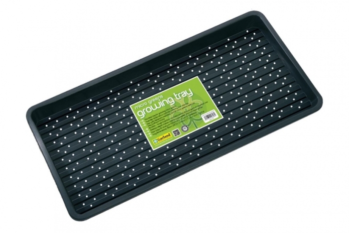 Micro Greens Growing Tray Black With Holes (56x28x3cm)