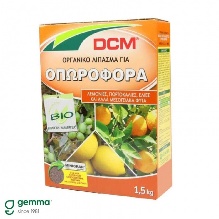 Οργανικό λίπασμα για Οπωροφόρα DCM 1,5 Kg