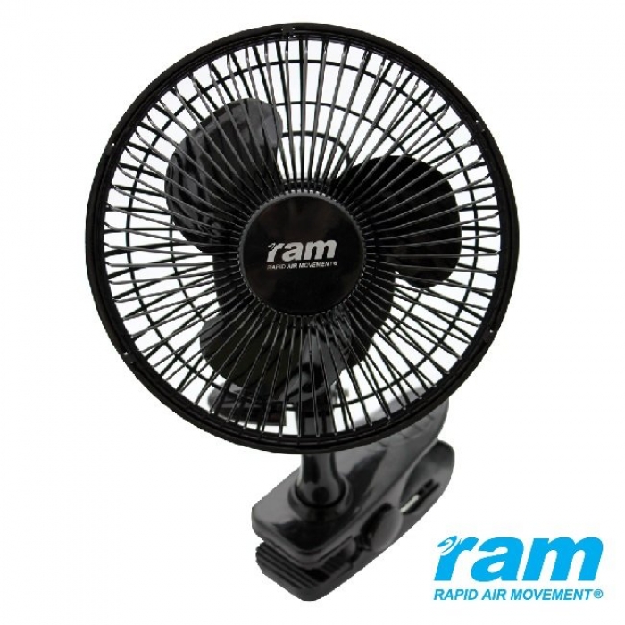 Ram 150mm Clip On Fan 15w