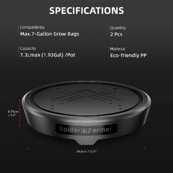 Spider Farmer 2 Pcs Self-watering System Kits For Indoor Grow Tents
