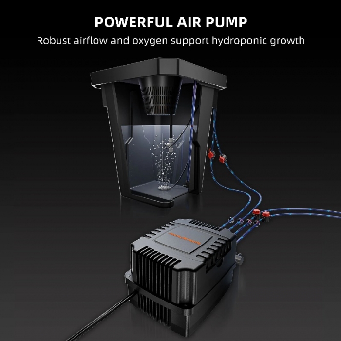 Spider Farmer DWC Hydroponics Grow System with Top Drip Kit - 4 Pots