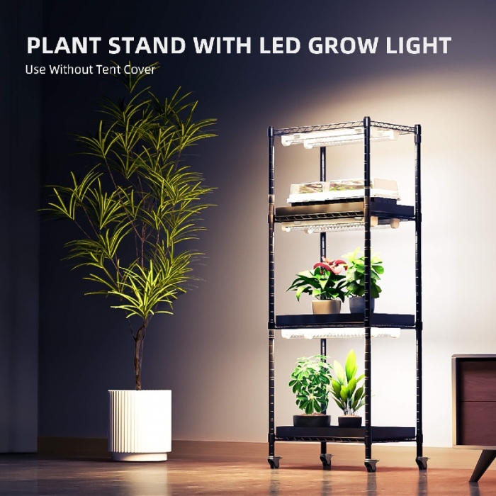 Spider Farmer Plant Stand 60 with Grow Lights 54w