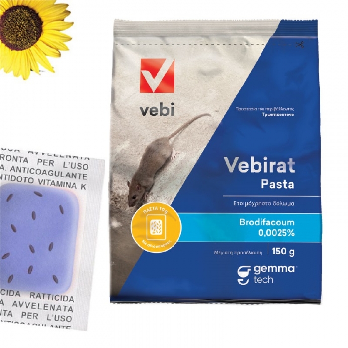 Vebirat Brodifacoum Pasta 150 g