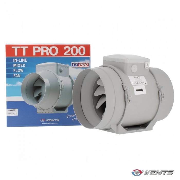 Vents Extractor TTRV PRO 200mm 2 Speeds 830-1040mᶟ/h