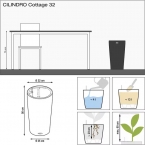 CILINDRO Cottage 32 sand brown