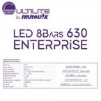 CULTILITE BY NANOLUX - LED ENTERPRISE 8 BARS 630 2.9 µmol/J