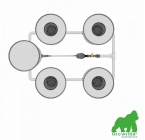 Growrilla 2.0 RDWC - 4 Pots