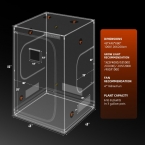 Spider Farmer 120x120x200cm Indoor Grow Tent 1680D