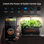Spider Farmer SmartG12 Hydroponics Growing System Indoor Herb Garden With APP & Wifi Controlled
