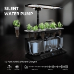 Spider Farmer SmartG12 Hydroponics Growing System Indoor Herb Garden With APP & Wifi Controlled
