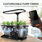 Spider Farmer SmartG12 Hydroponics Growing System Indoor Herb Garden With APP & Wifi Controlled
