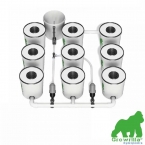 Σύστημα Υδροπονίας Growrilla RDWC PRO 9 POTS