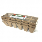 VG GARDEN - 36 square peat pots 3.5x3.5x5cm
