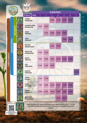 Terra Power Feeding Chart Bloom